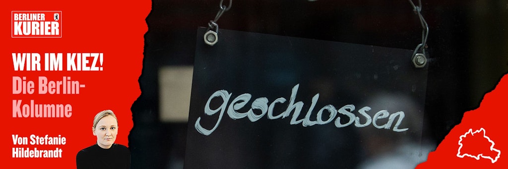An einem Café hängt ein Schild mit der Aufschrift „geschlossen“: Immer mehr Restaurants in Berlin machen dicht.