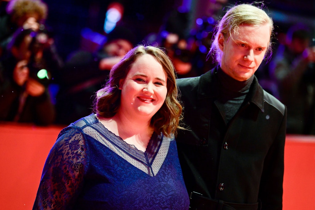 Ricarda Lang auf einem Foto mit ihrem jetzigen Verlobten Florian Wilsch bei der Berlinale (Archivbild).