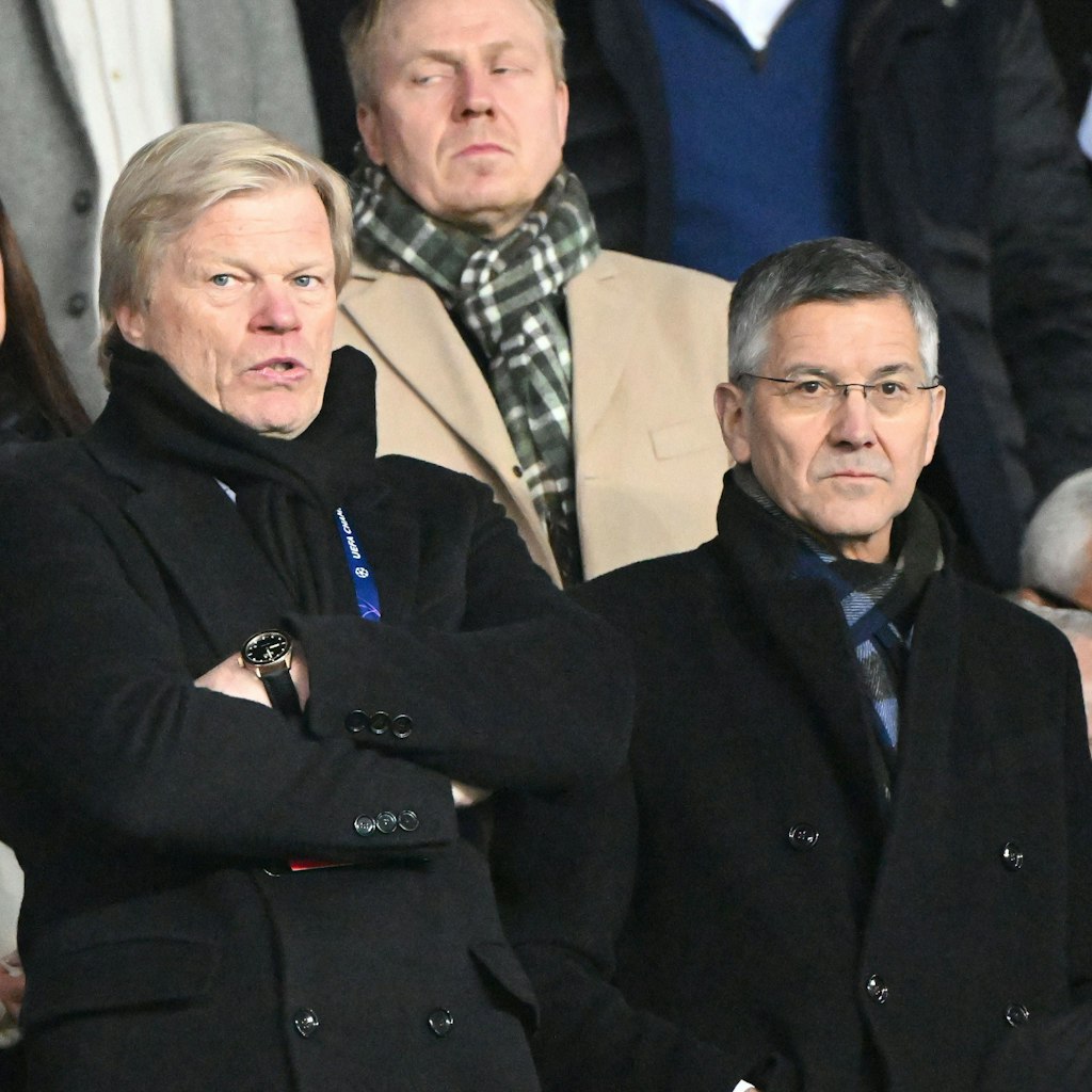 Vorstandsboss Oliver Kahn und Präsident Herbert Hainer führen den FC Bayern. Doch Matthäus kritisiert den Stil der beiden.
