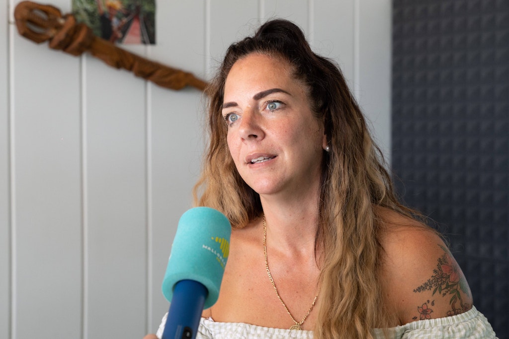 Danni Büchner im vergangenen Jahr bei einem Interview mit dem Radiosender Mallorca1.