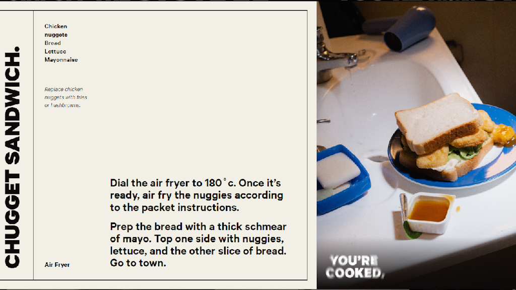 Wer sich dieses Chicken-Sandwich machen will, muss den Ofen nicht anmachen.