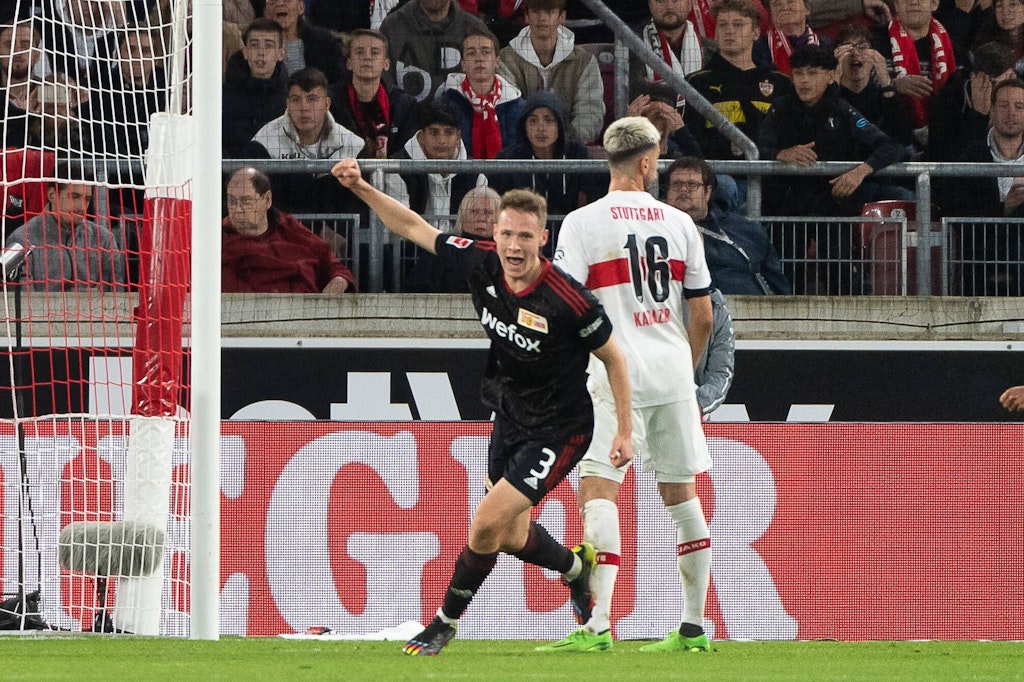 Der 1. FC Union gewann das Hinspiel beim VfB Stuttgart 1:0 durch ein Kopfball-Tor von Paul Jaeckel. Wenn die Unioner Sonnabend jubeln, darf sich auch Hertha BSC freuen.