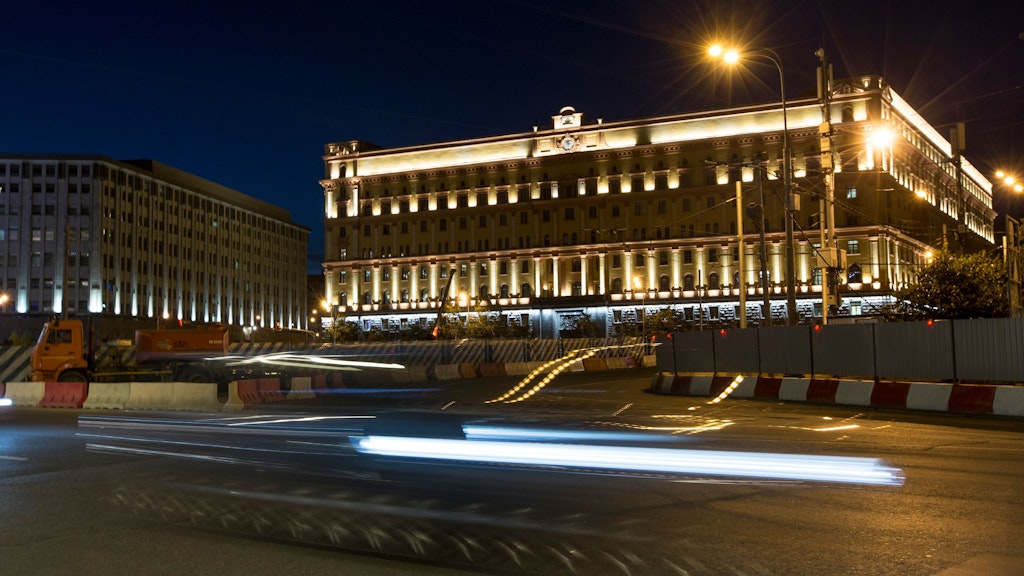 Gershkovich wurde vom FSB festgenommen. Das Bild zeigt die Zentrale des Geheimdienstes, der früher der KGB war.