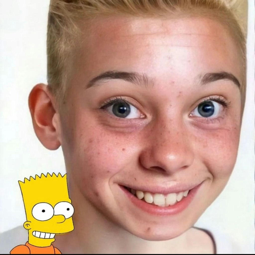Bart Simpsons ist leicht wiederzuerkennen.