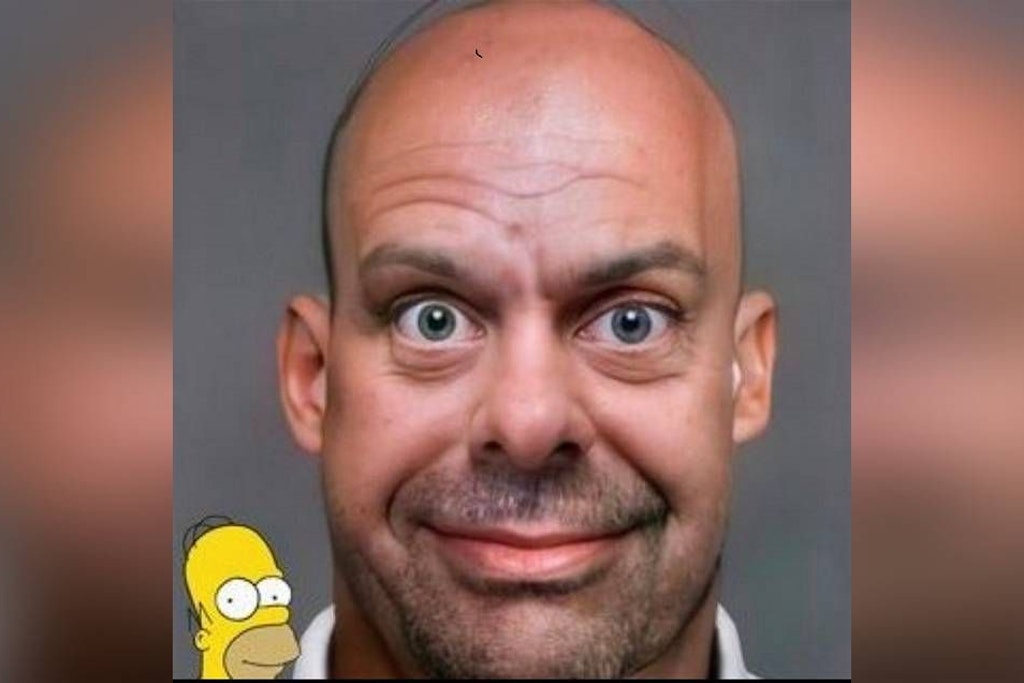 Homer Simpsons: Die Ähnlichkeit ist verblüffend.