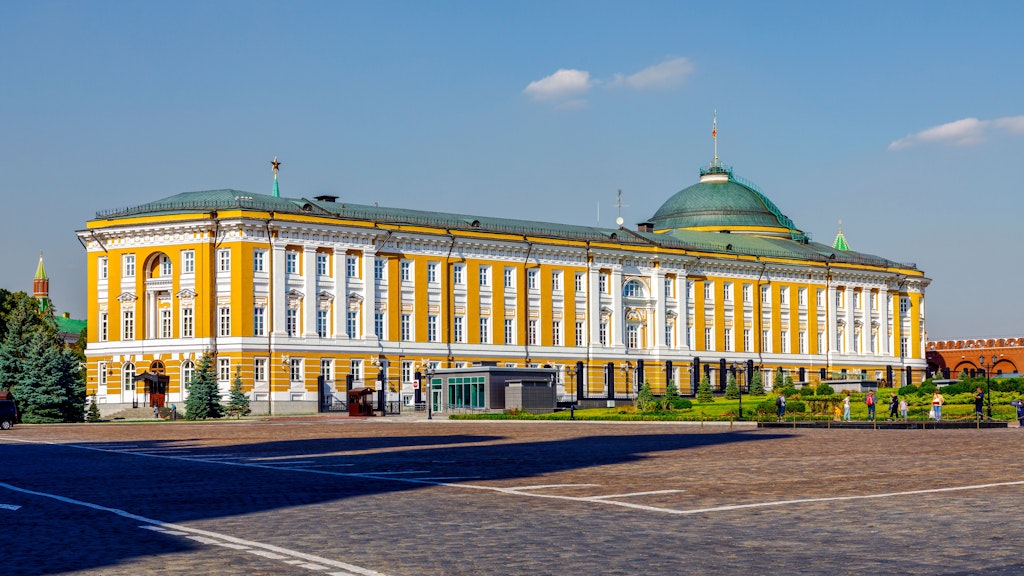 Putin soll im Senatspalast übernachten. Hier schlief auch Sowjet-Diktator Josef Stalin.