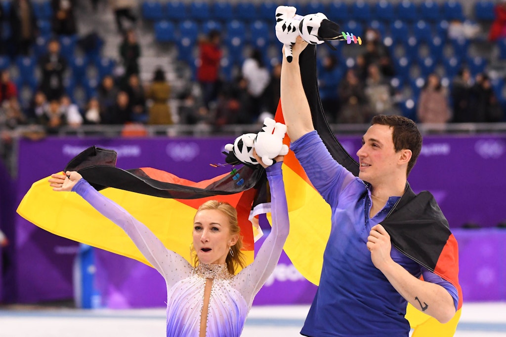 2018 gewann Aljona Savchenko in Peking mit dem Franzosen Bruno Massot Olympia-Gold für Deutschland. 