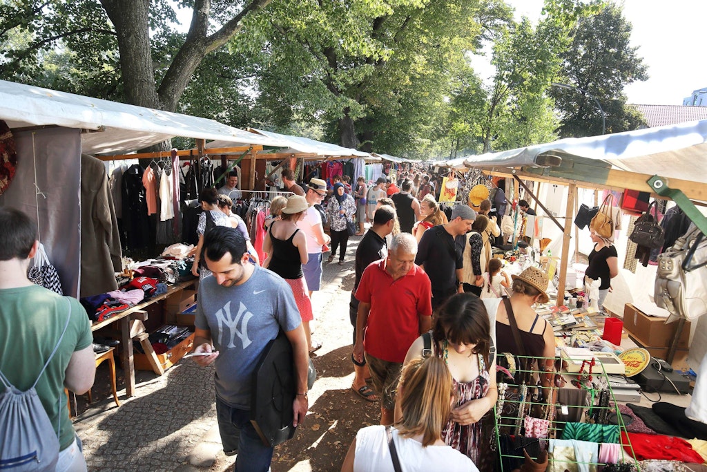 Selbstverständlich gibt es noch viel mehr Flohmärkte in Berlin wie diesen am Maybachufer in Berlin-Neukölln.