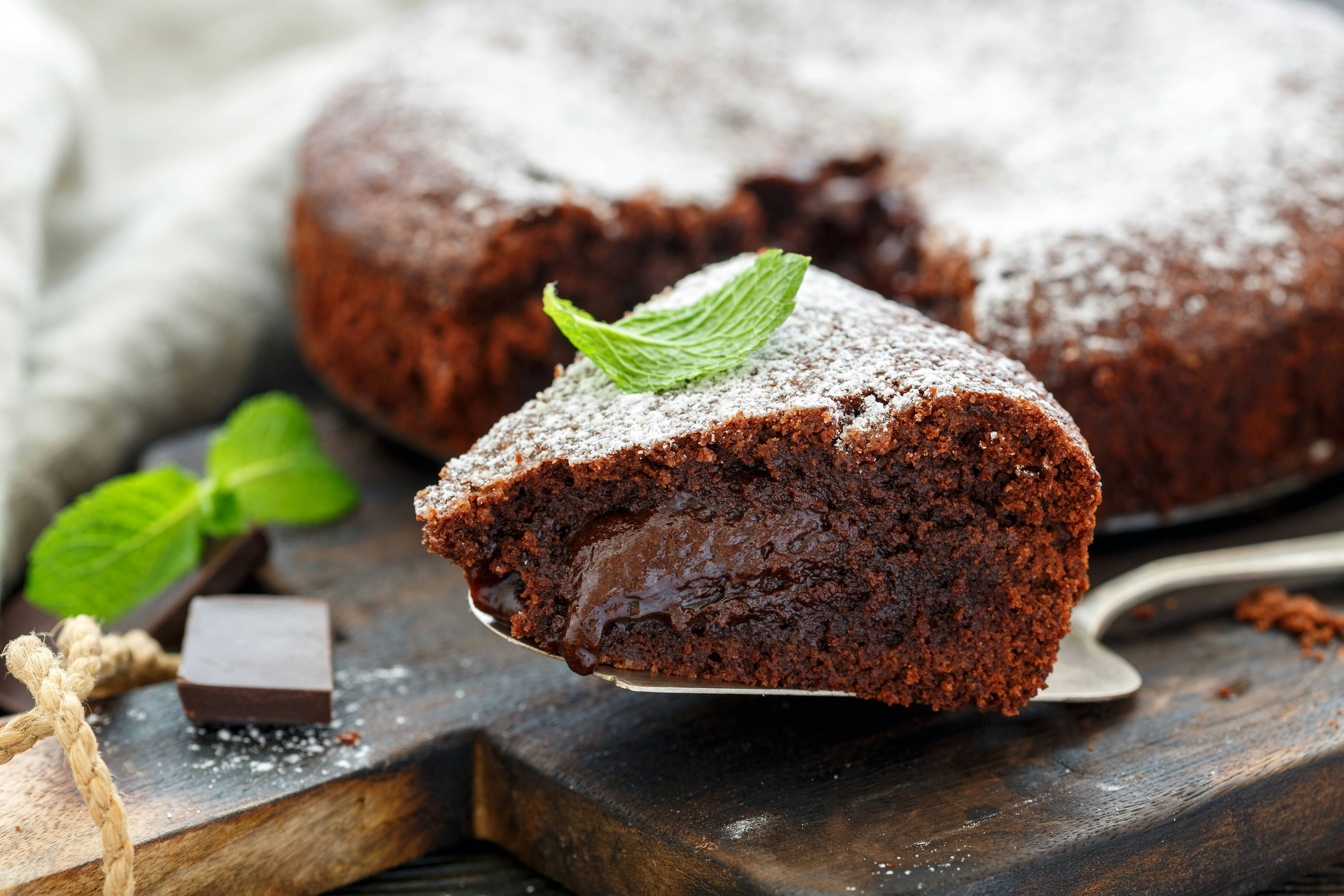 Rezept für Schokoladenkuchen mit Rote Bete