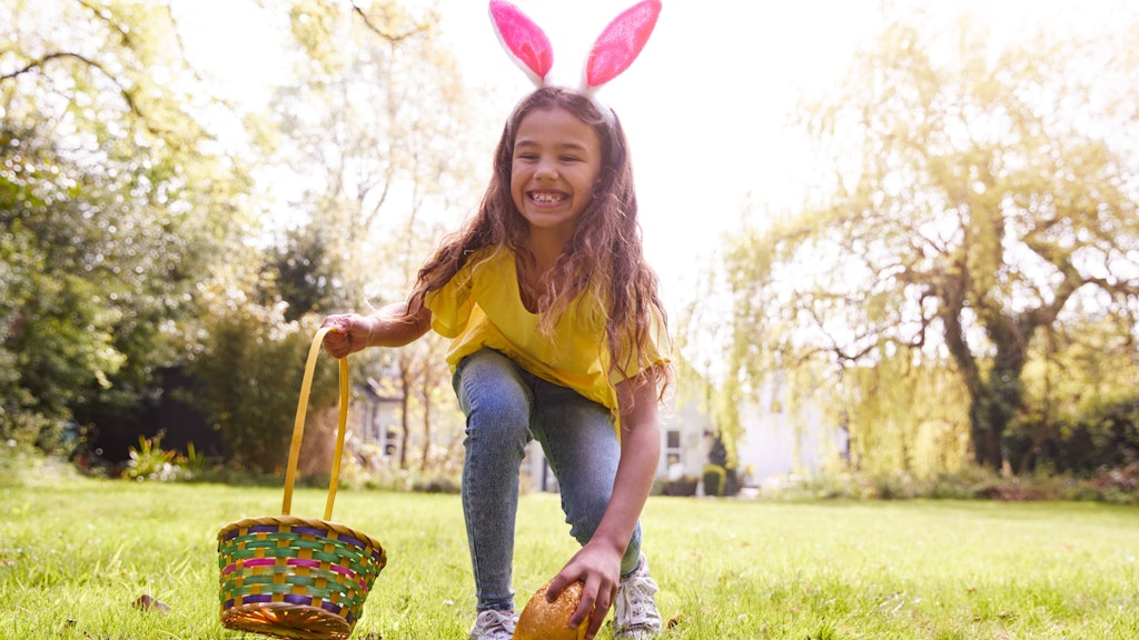 Die Kinder freuen sich schon: Am Sonntag werden wieder Ostereier gesucht.