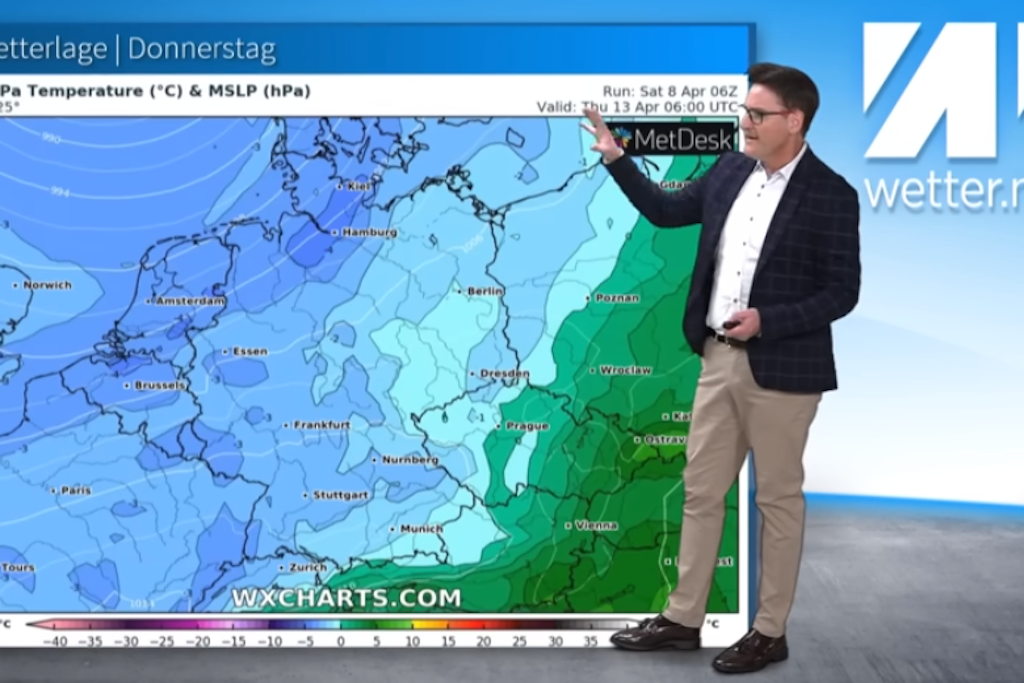 Wetterexperte Dominik Jung erklärt den Kältevorstoß, der ab Donnerstag Polarluft nach Deutschland und damit verbunden auch noch einmal Schnee bringt.