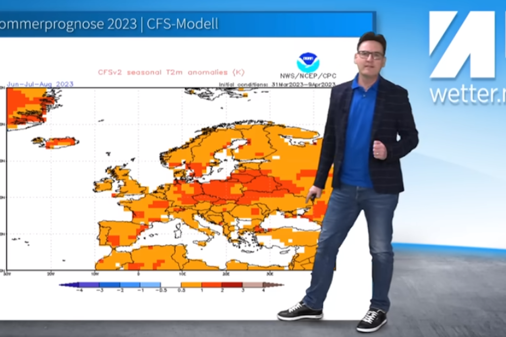 Wetter-Experte Dominik Jung erklärt die neusten Wetter-Prognosen, die auf einen Hitze-Sommer hindeuten.