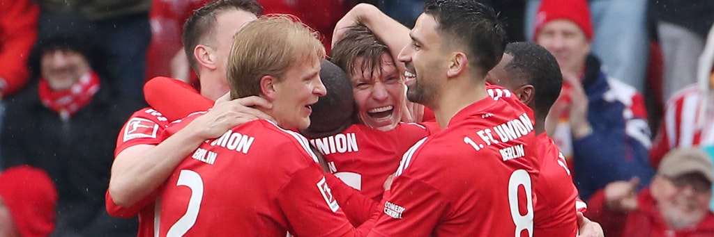Wollen auch gegen den VfL Bochum über einen Heimsieg jubeln: Die Kicker des 1. FC Union.