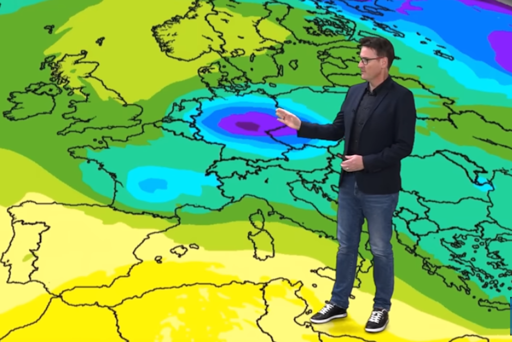 Wetter-Experte Dominik Jung erklärt das Kälte-Ei, dass kommende Woche für richtig kalte Luft über Deutschland sorgen wird.