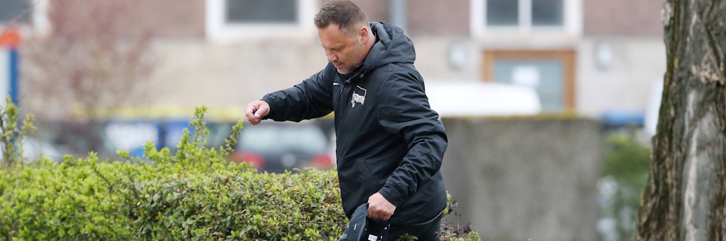 Geht mit seiner Hertha durch dick und dünn: Pal Dardai beim Antritt seiner Rettungsmission.