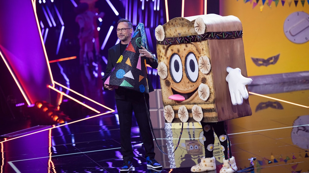 Der Toast mit Masked Singer-Moderator Matthias Opdenhövel.