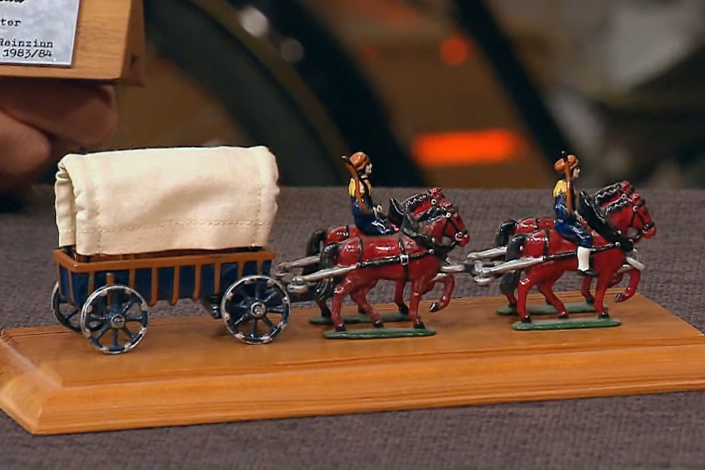Kaufmannszug im Miniaturformat bei „Bares für Rares“ im ZDF