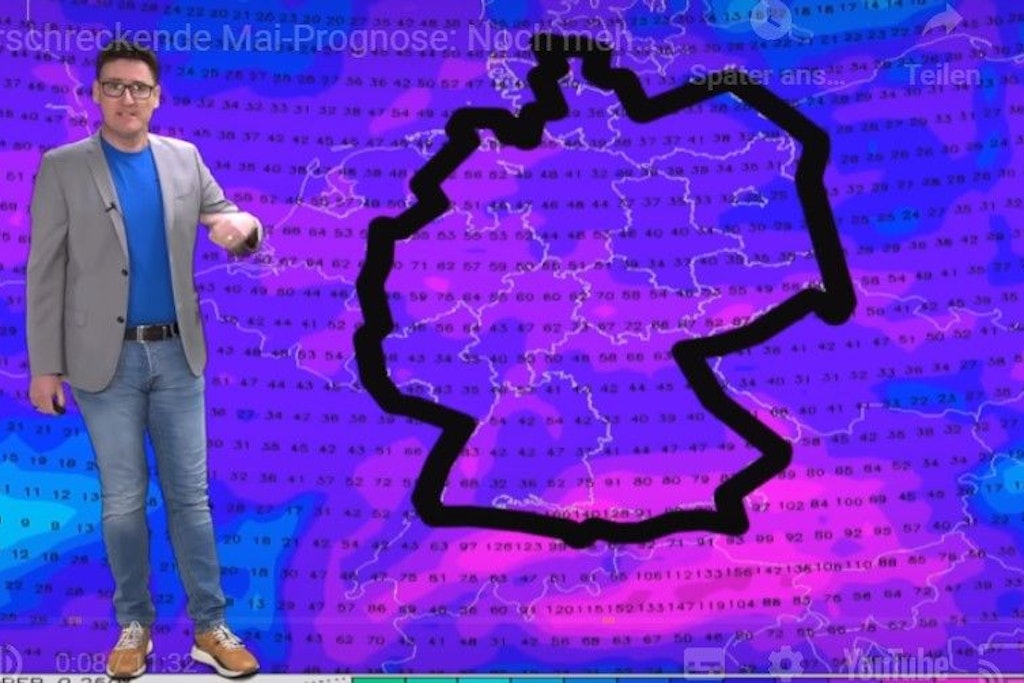 Laut Wetter-Experte Dominik Jung werden die nächsten 14 Tage richtig nass. Bis zu 90 Liter Regen pro Quadratmeter werden erwartet.