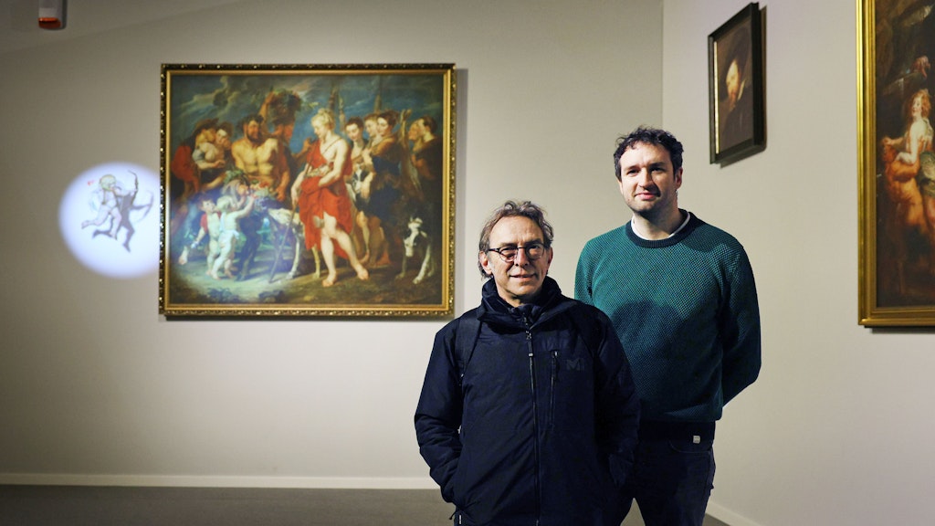 Antoon Verbeeck und Filip Sterckx erwecken in der Schau „Skullmapping – Projected Art“ Kunstwerke zum Leben.