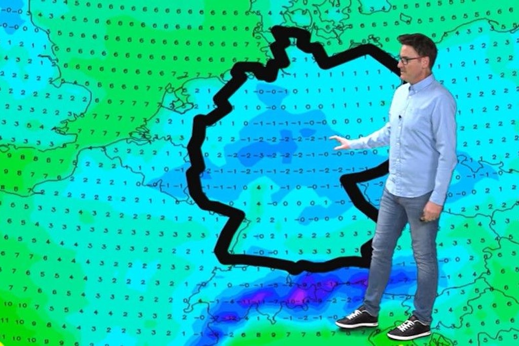 Es wird richtig kalt, Wetter-Experte Dominik Jung zeigt die aktuelle Wetter-Karte.