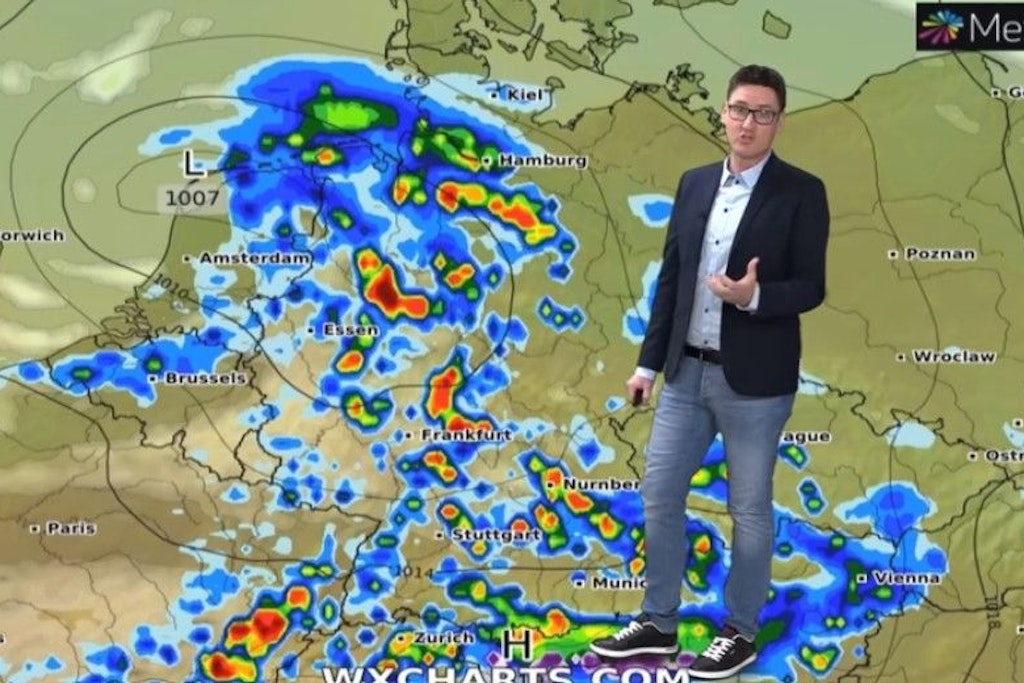 Wetter-Experte Dominik Jung warnt vor heftigen Gewittern am Freitag.