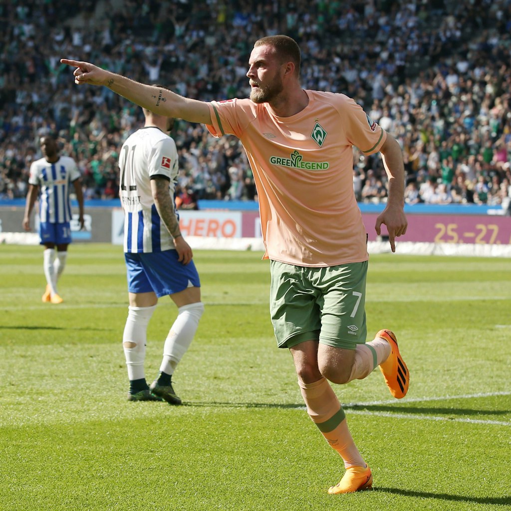 Hertha-Schreck Marvin Ducksch von Werder Bremen gilt als heißer Kandidat beim 1. FC Union.