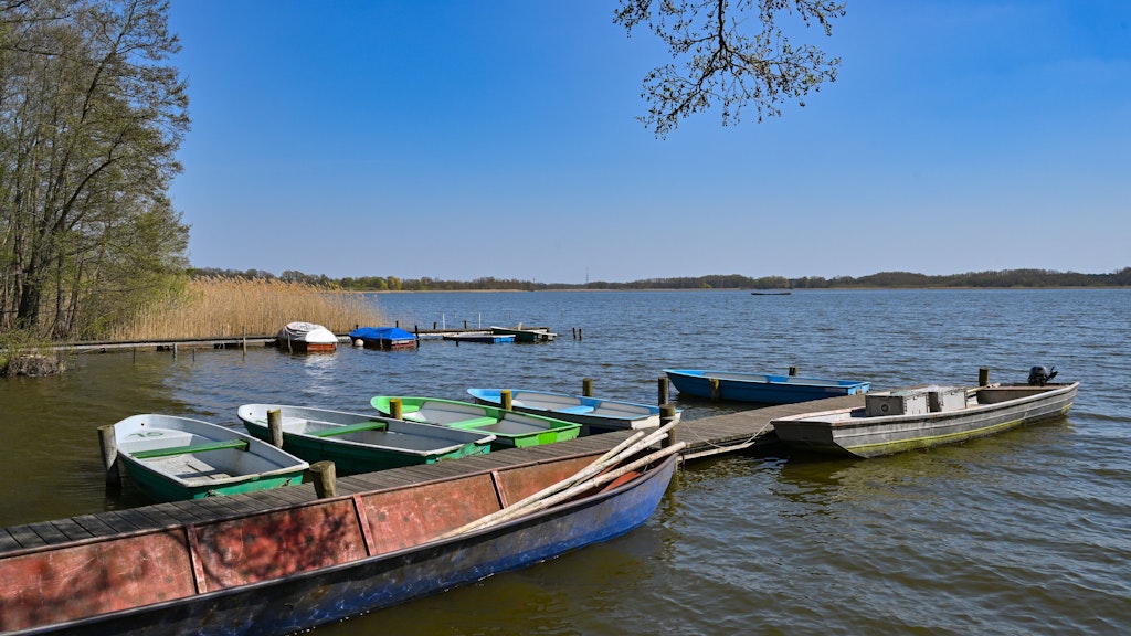 Ein Idylle: der Blick vom Steg auf den Großen Schauener See