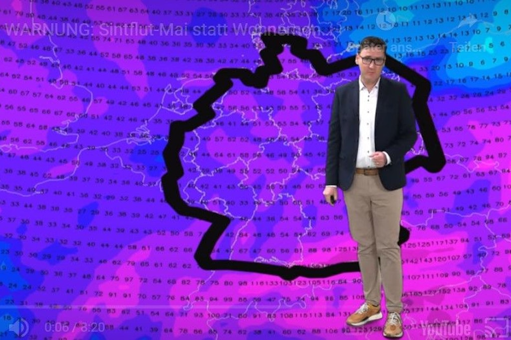 Wetter-Experte Dominik Jung erklärt die sintflutartigen Regenfälle, die auf Deutschland zukommen.