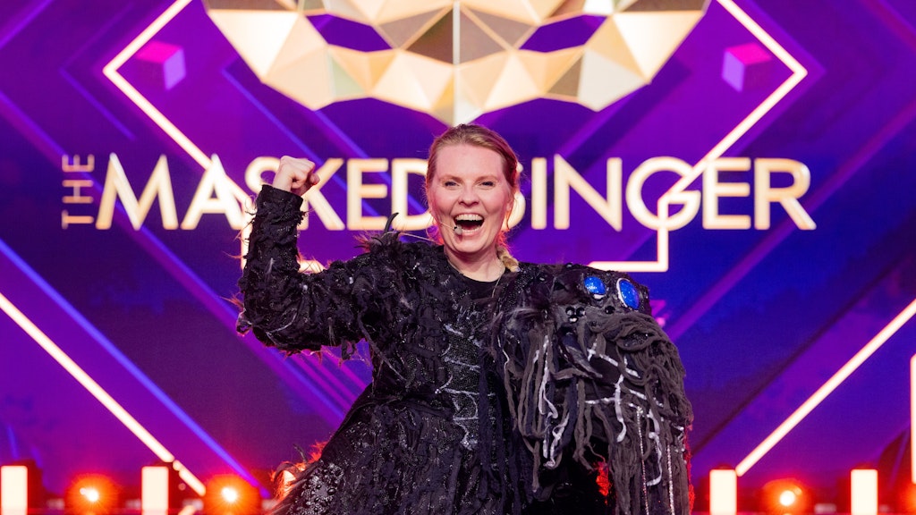Sängerin Patricia Kelly steckte im Kostüm der Spinne Diamantula bei The Masked Singer.