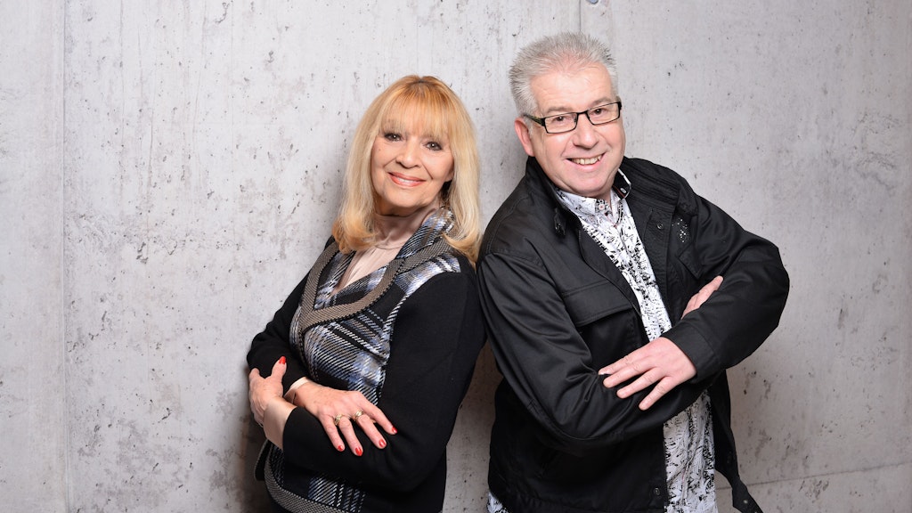 Cindy Berger und ihr neuer Bühnenpartner Norbert „Norbi“ Wohlan: Zusammen haben sie das Liebeslied „Mein Berlin“ aufgenommen. 