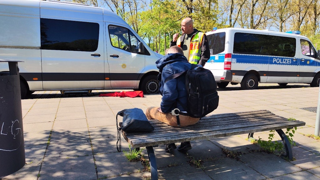 Der Mann wurde festgenommen.