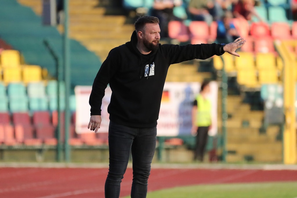 BFC-Trainer Heiner Backhaus brach nach dem Spiel eine Lanze für die Dynamo-Fans. 