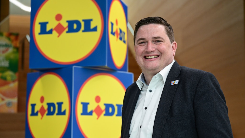 Christian Härtnagel, der Deutschland-Chef von Lidl, darf sich über gute Geschäfte freuen.