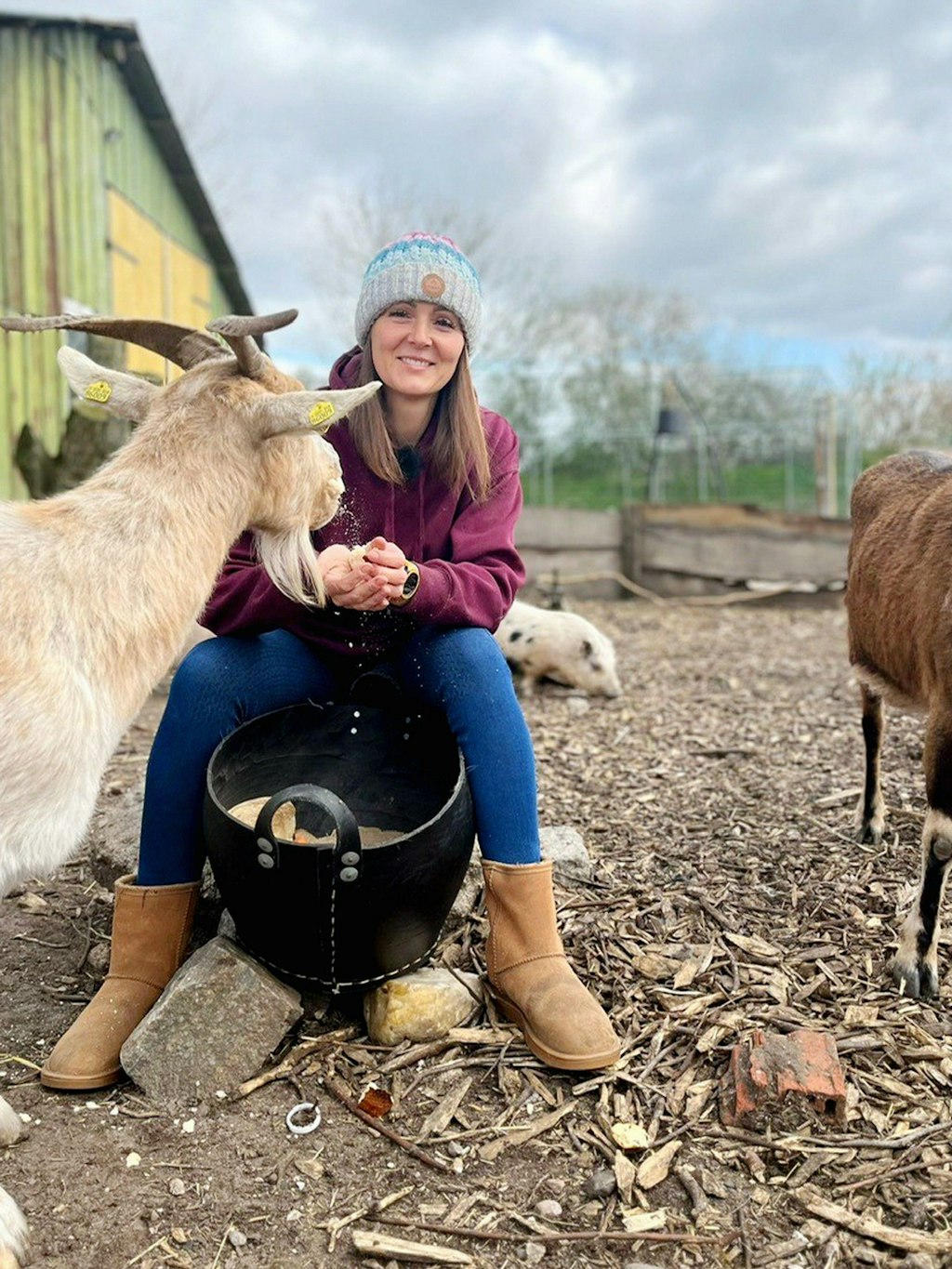 Geflügelbäuerin Stefanie (40) lebt und arbeitet in Nordfriesland.