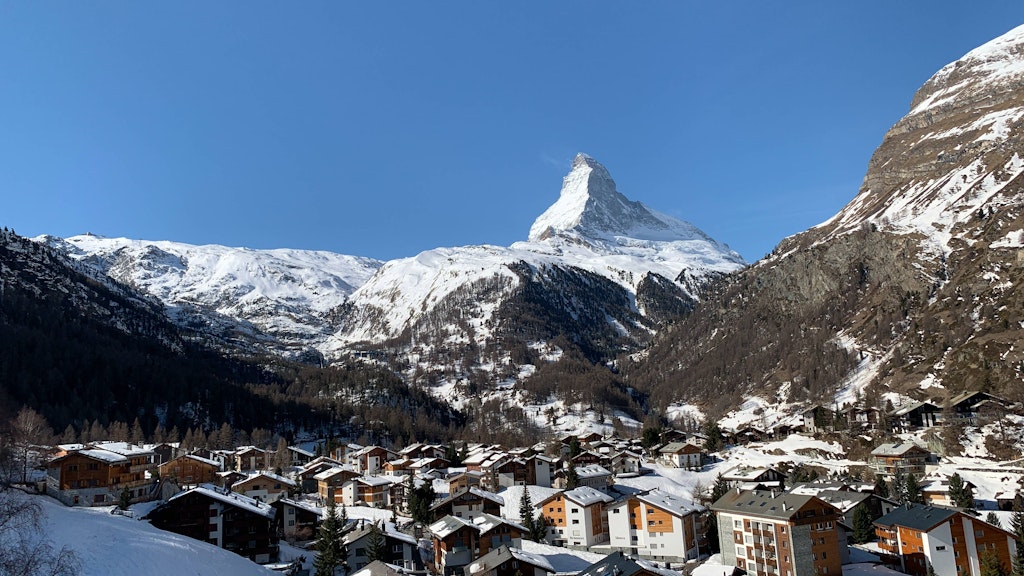 Der Schweizer Skiort Zermatt mit dem Matterhorn. Hier soll Haub verschwunden sein.
