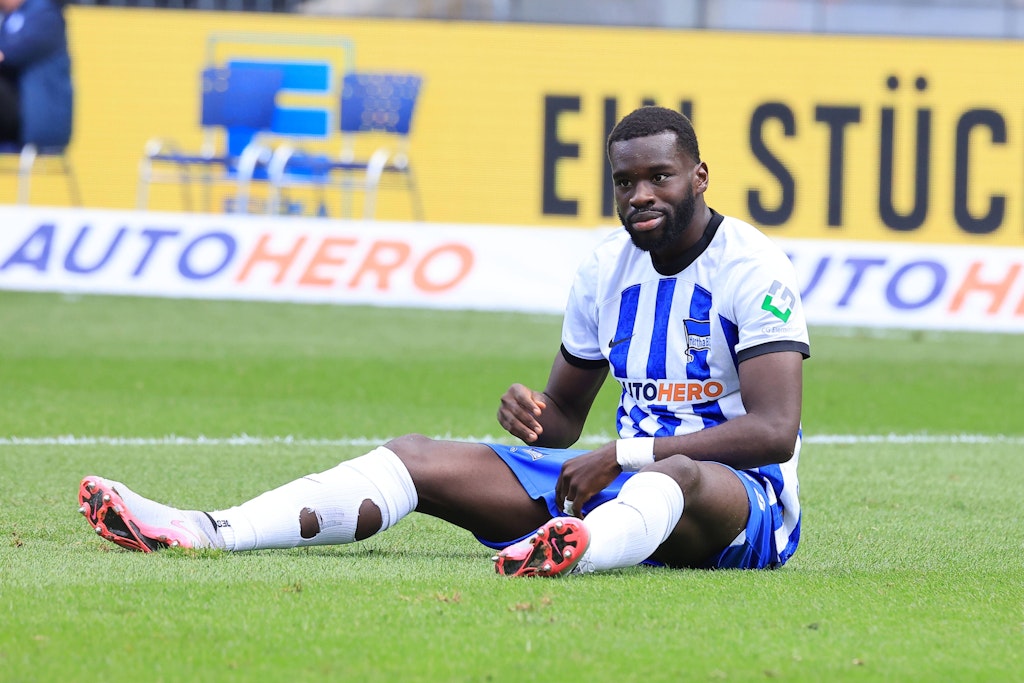 Mittelstürmer Wilfried Kanga blieb bei Hertha BSC lediglich ein großes