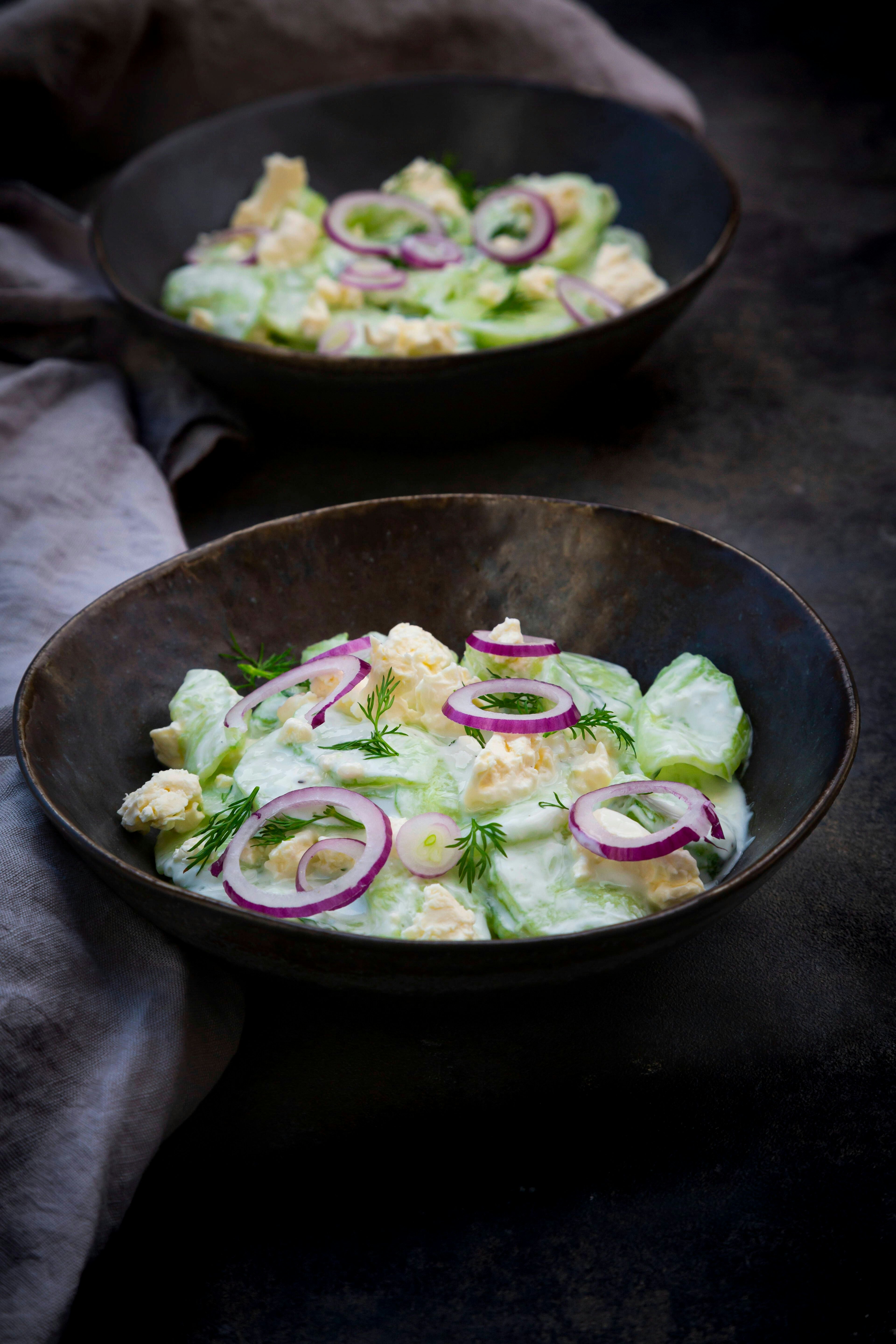 Schlank-Salat: Dieses Rezept für Gurkensalat ist das beste der Welt!