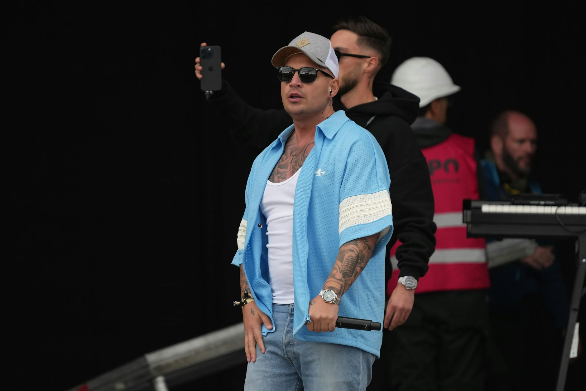 Pietro Lombardi lieferte auf der Bühne eine gute Show ab.