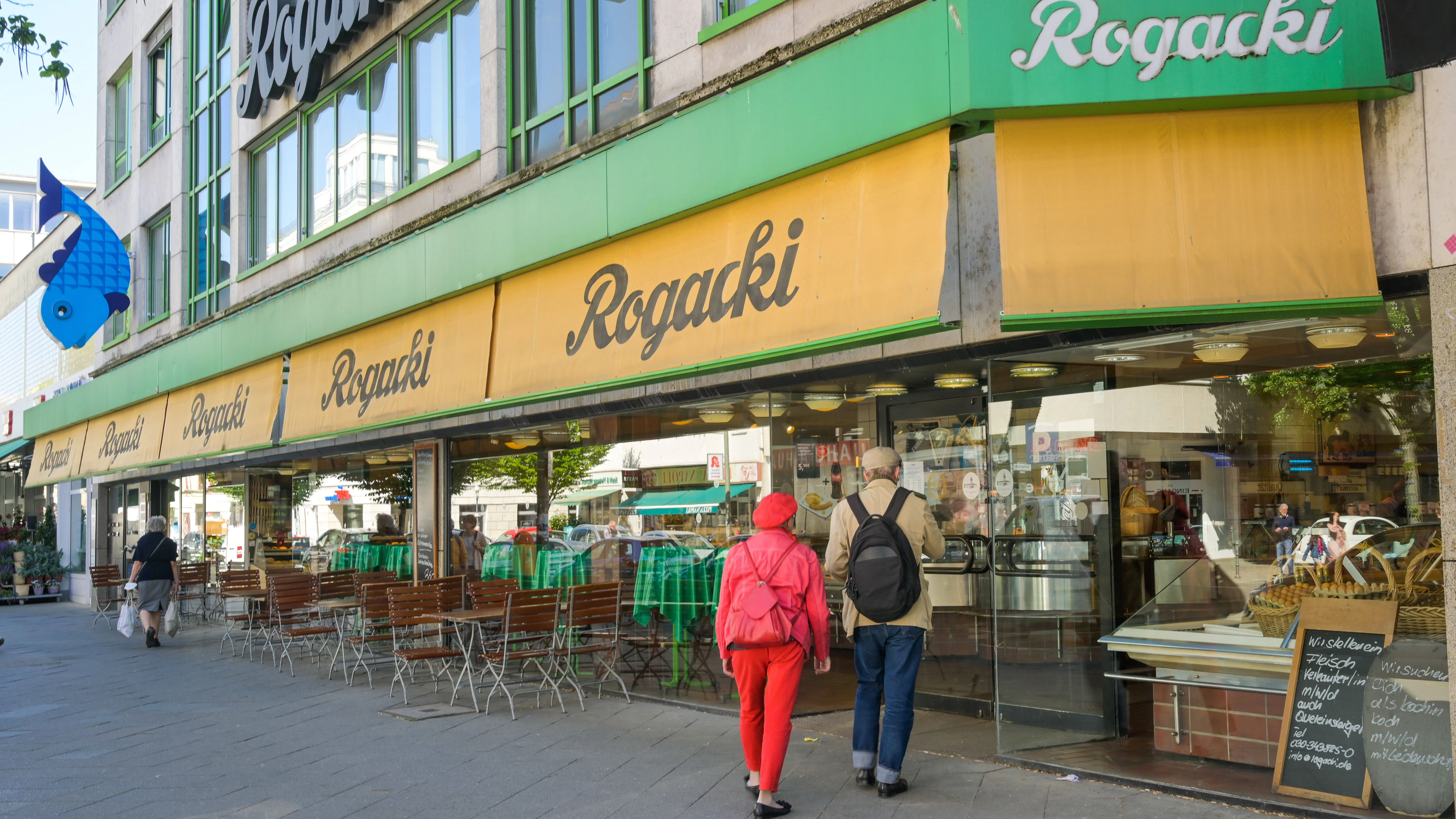 Das Feinkostgeschäft Rogacki in der Wilmersdorfer Straße wie es heute aussieht.