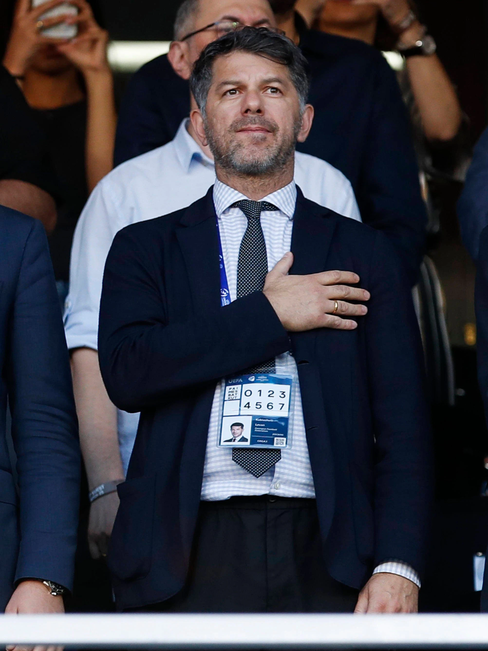 Lewan Kobiaschwili (47) ist Präsident des Georgischen Fußballverbandes  und gehört seit 2023 sogar zum Uefa-Exekutivkomitee.