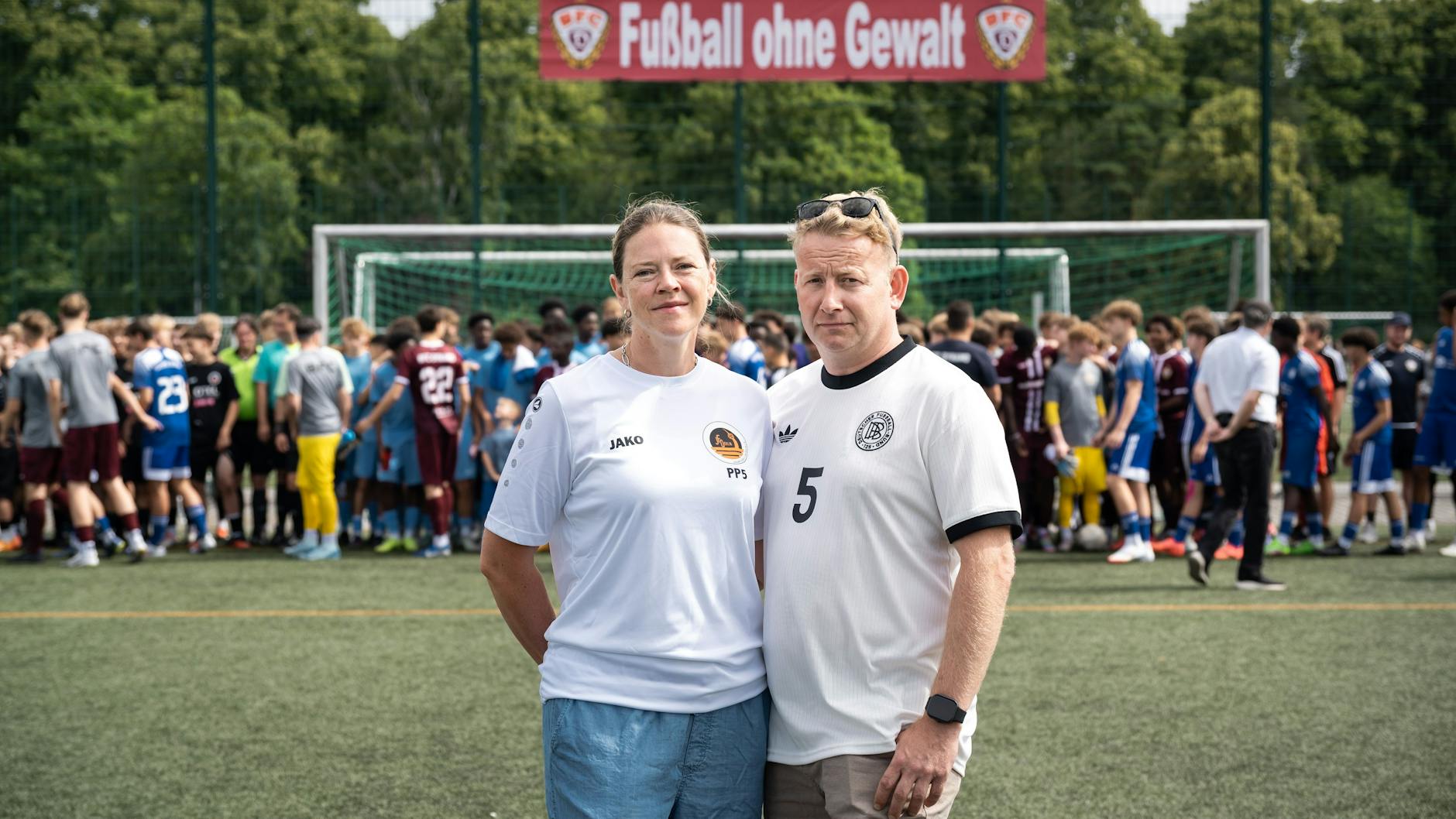 Sabrina und Michél Püschel: Pauls Eltern sind bei dem Gedenkturnier dabei.