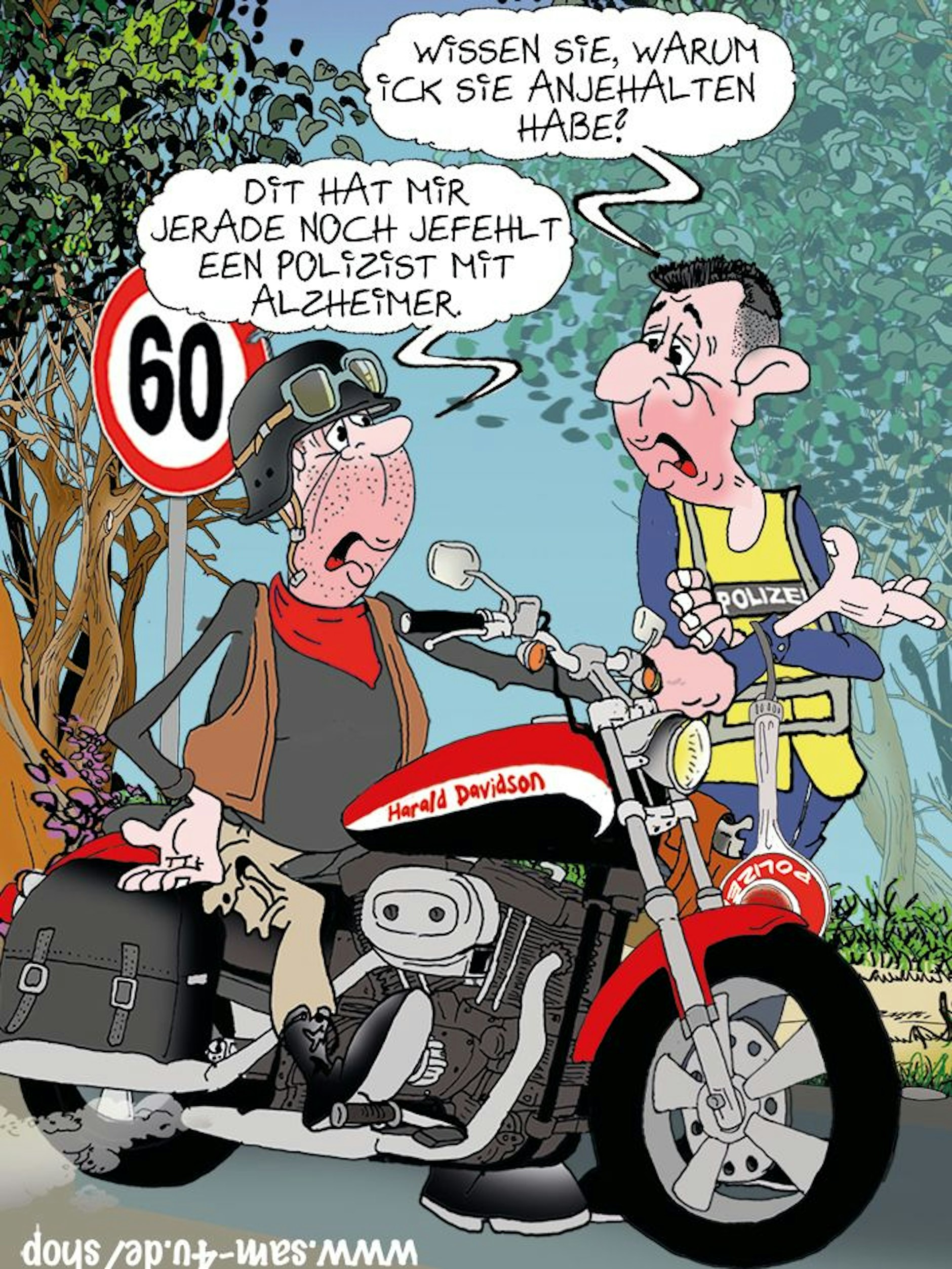 Auch heute gibt es an dieser Stelle unseren Cartoon des Tages von Zeichner Sam Paff aus Berlin. Genießen Sie den typischen Berliner Humor in unserer Rubrik Witz des Tages!