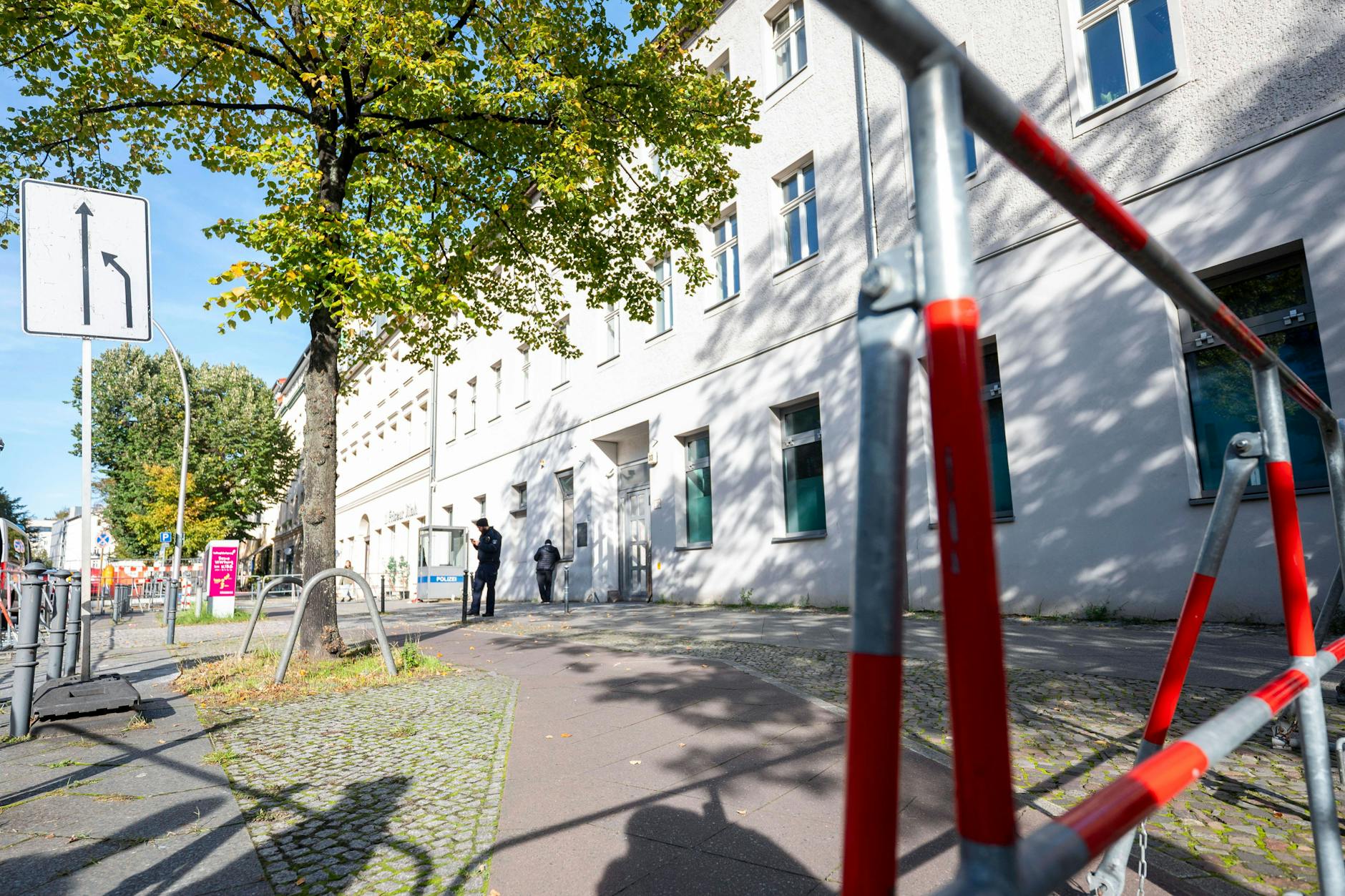 Auf die Synagoge in der Brunnenstraße in Berlin-Mitte wurde vor zwei Jahren ein Brandanschlag verübt.