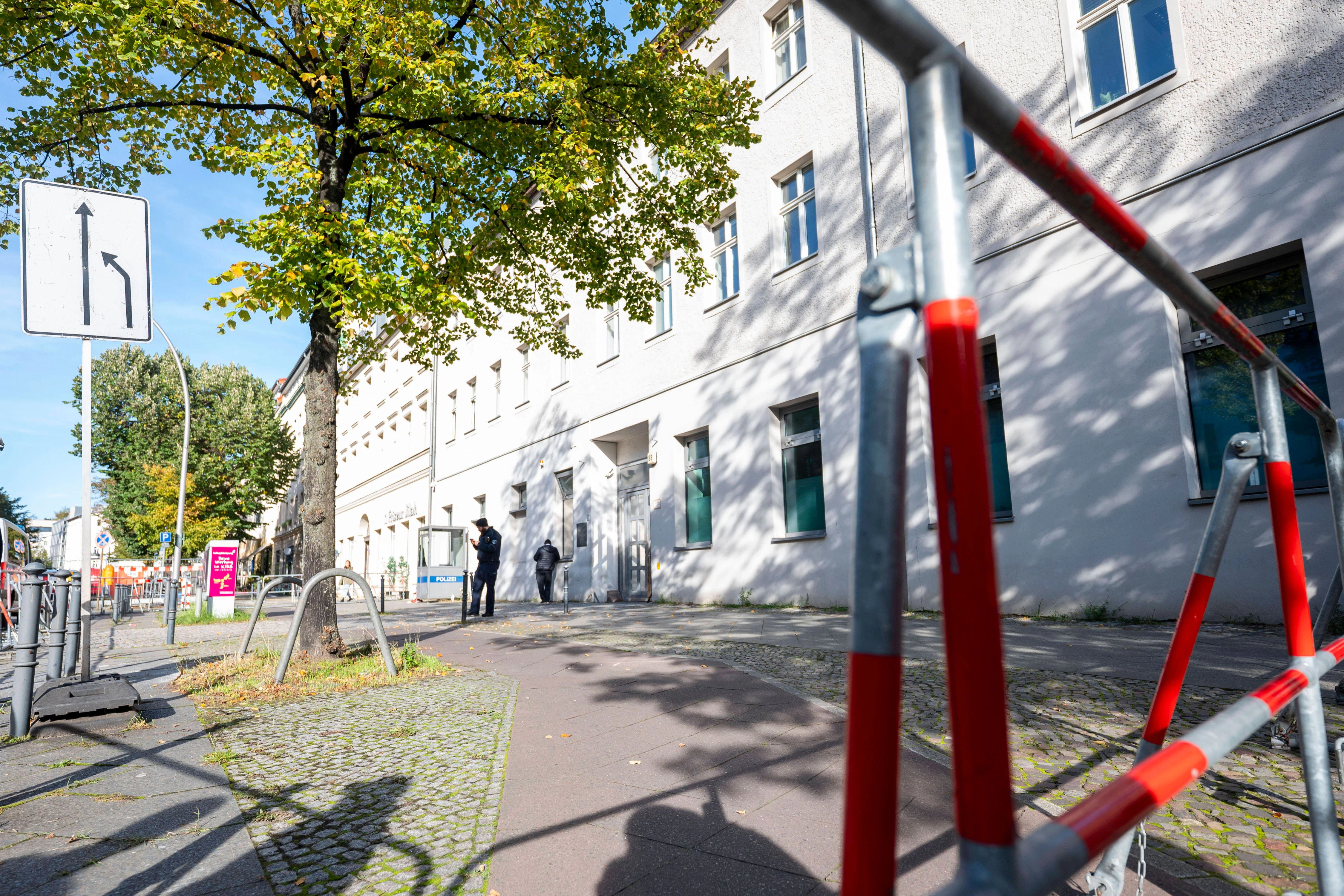 Auf die Synagoge in der Brunnenstraße in Berlin-Mitte wurde vor zwei Jahren ein Brandanschlag verübt.