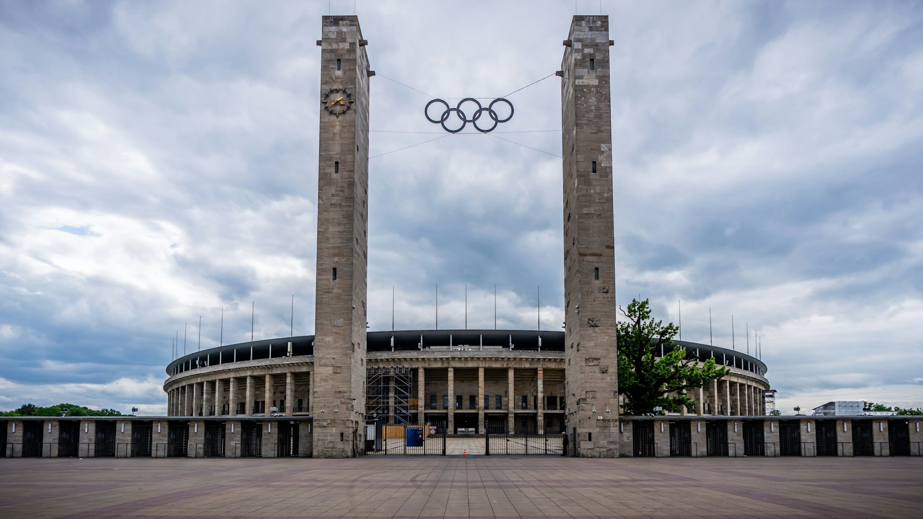 Das Olympiastadion in der Hauptstadt: 1936 hatte dort Adolf Hitler die Olympischen Spiele von Berlin eröffnet.