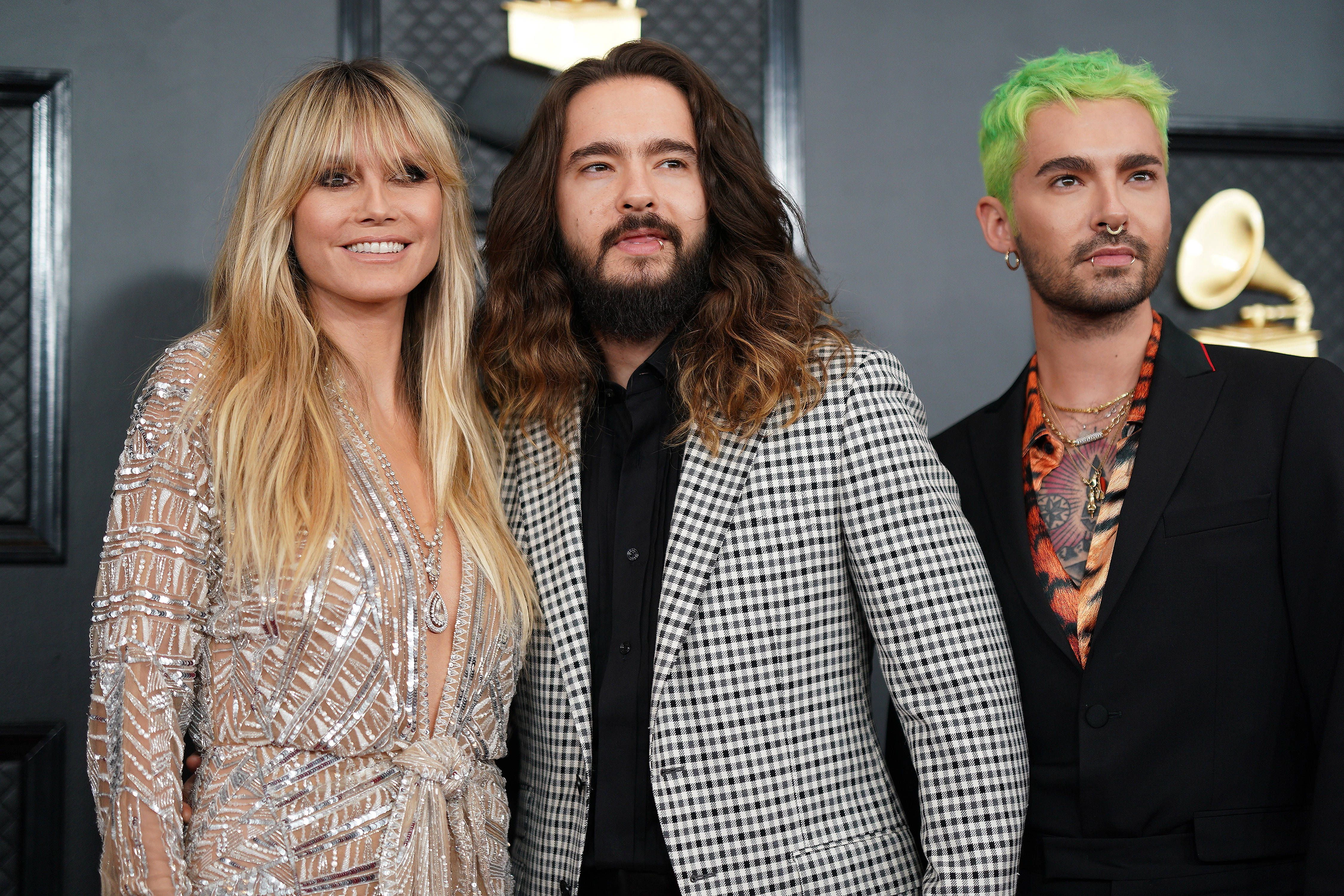 Heidi Klum, ihr Mann Tom und Schwager Bill verbrachten den 35. Geburtstag der Zwillinge in Zürich.