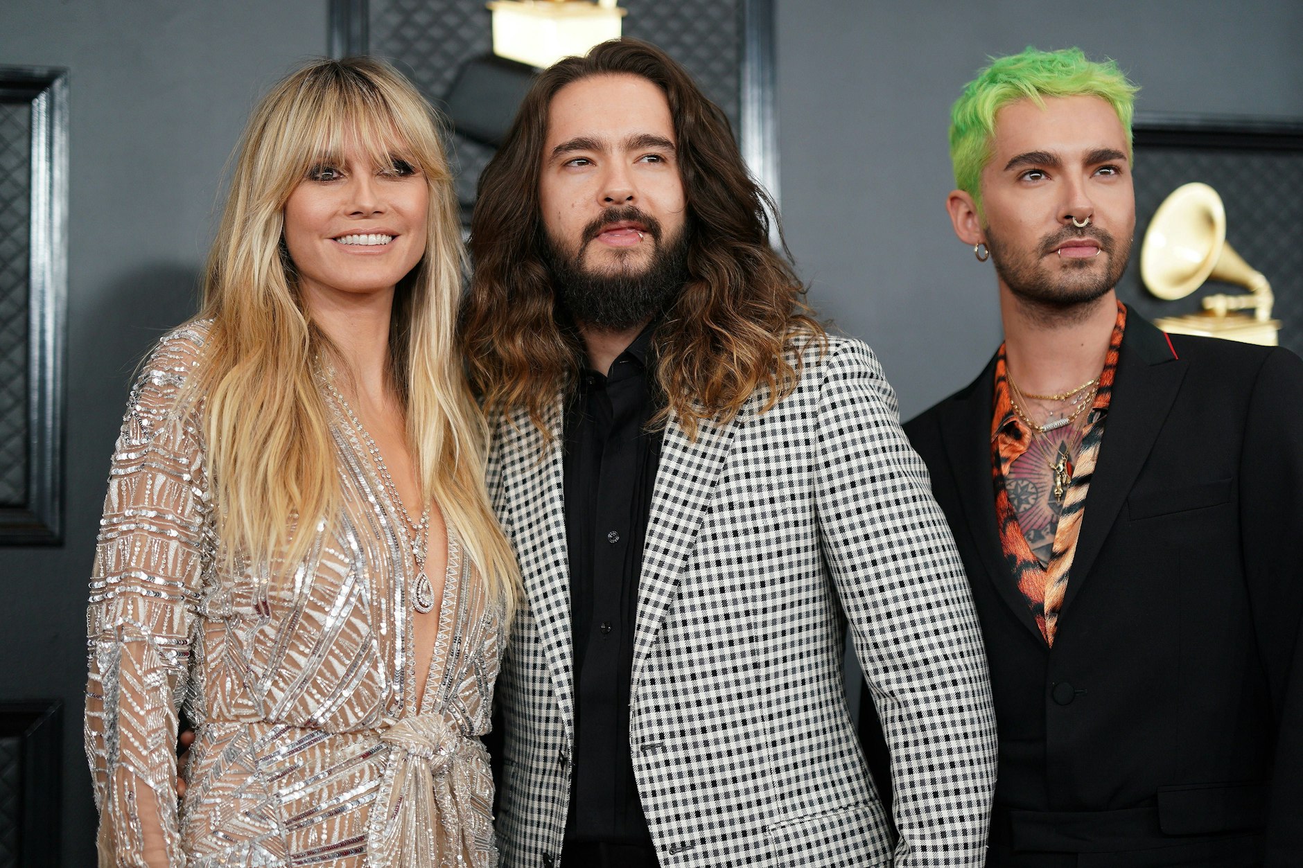 Heidi Klum, ihr Mann Tom und Schwager Bill verbrachten den 35. Geburtstag der Zwillinge in Zürich.