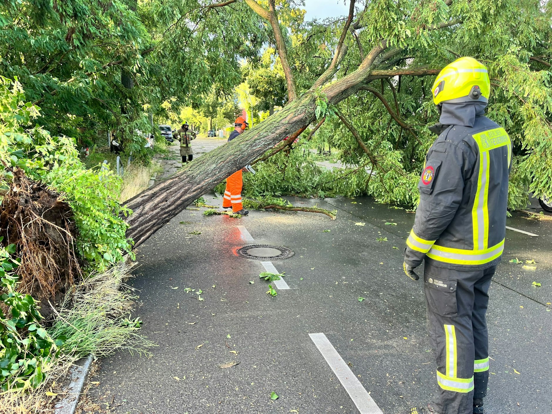 Schon in den vergangenen Wochen sorgten Unwetter in und um Berlin für große Schäden.
