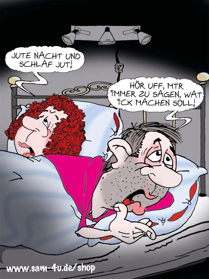 Bereit für den Cartoon des Tages? Er kommt auch heute wie jeden Tag von unserem Zeichner Sam Paff aus Berlin.