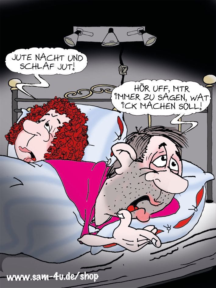 Bereit für den Cartoon des Tages? Er kommt auch heute wie jeden Tag von unserem Zeichner Sam Paff aus Berlin.